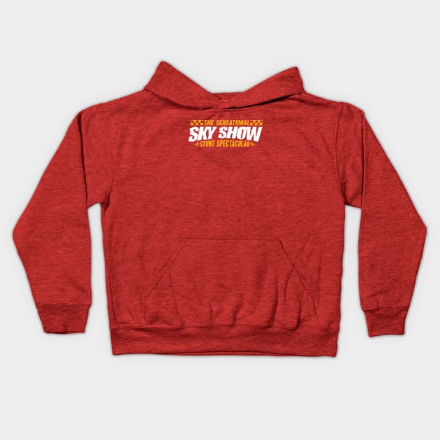 2021 - The Sensational Sky Show (Red) Kids Hoodie by jepegdesign